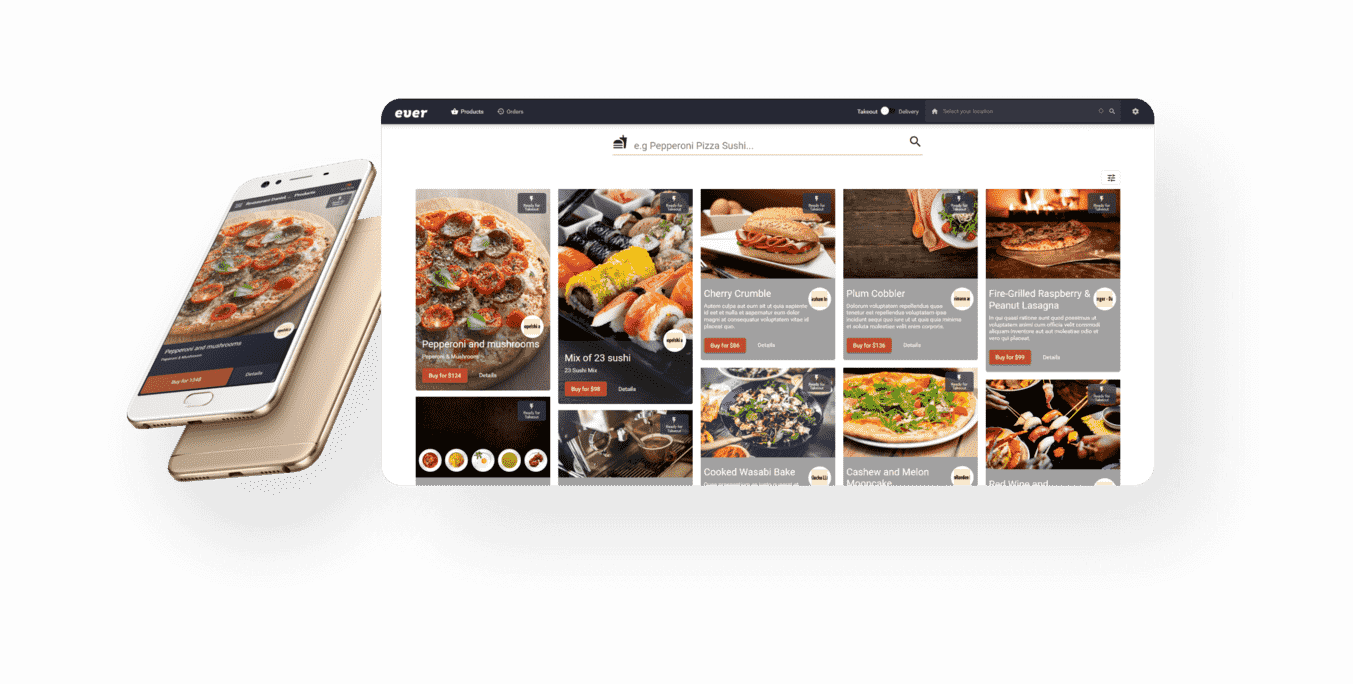 Branded Food Ordering Platform For Web and Mobile